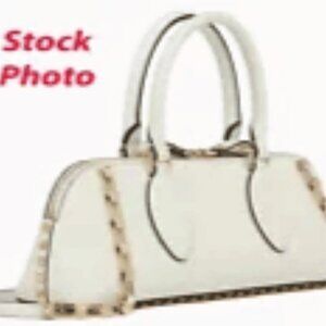 Valentino Garavani Rockstud East-West Calfskin Top Handle Bag